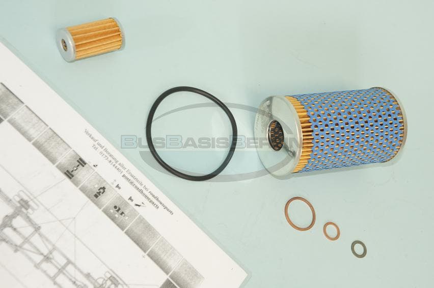 "BasisCamp-Filterpaket" + Abschmierplan! Filter-Paket  Mercedes 408 409 Benzin