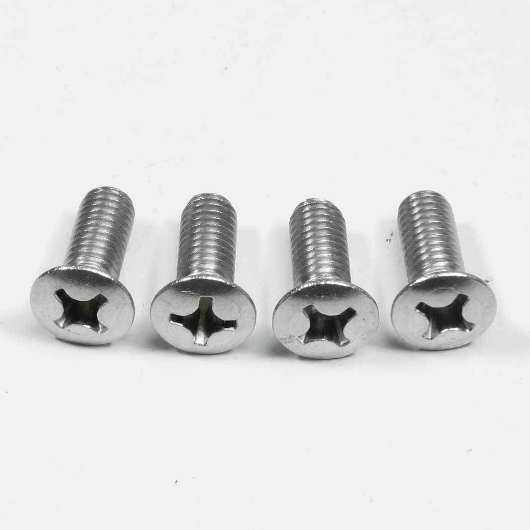 Set Befestigungsschrauben für Instrumententafel Düdo, alte Version (Metall, oval)